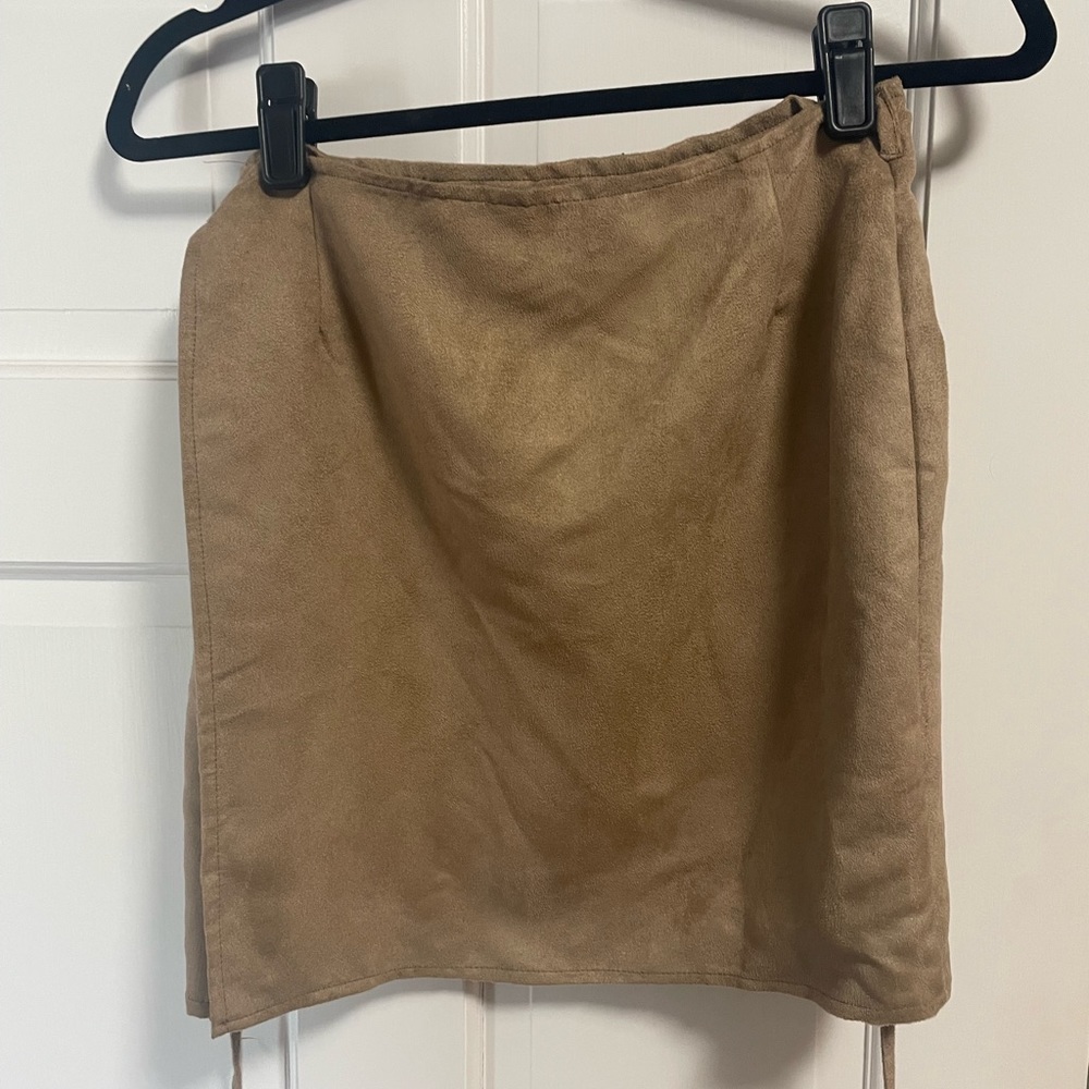 Boohoo Wrap Mini Skirt